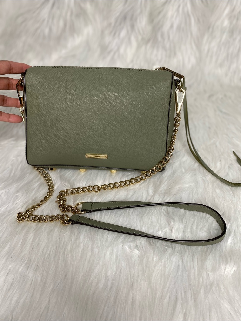 Rebecca Minkoff Olive Crossbody with Gold Chain